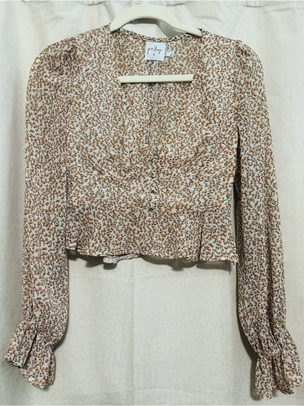 Princess Polly Morwen Top Smocked Waist Blouse